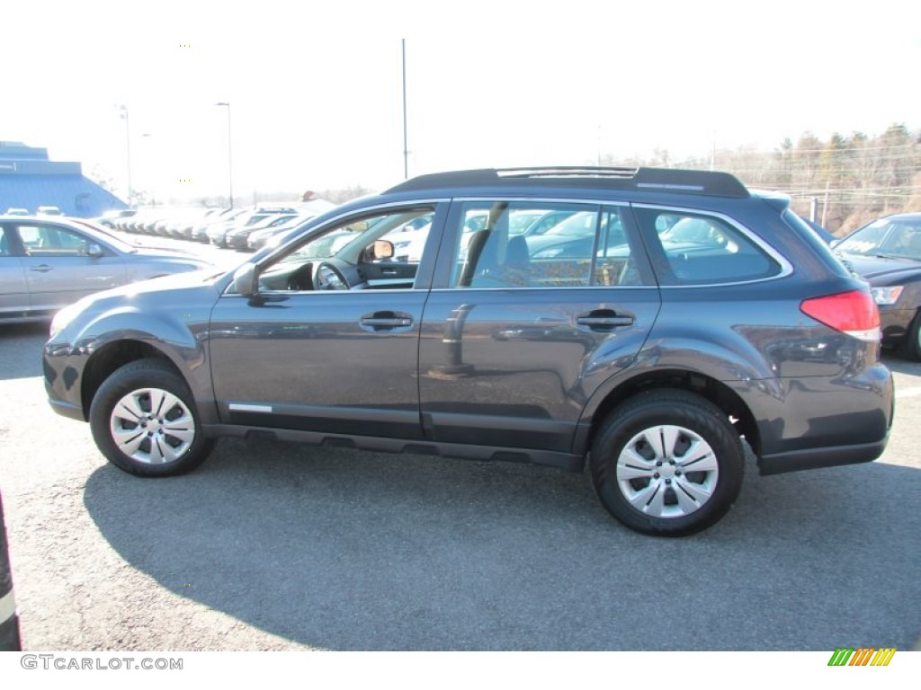 2011 Outback 2.5i Wagon - Graphite Gray Metallic / Off Black photo #11