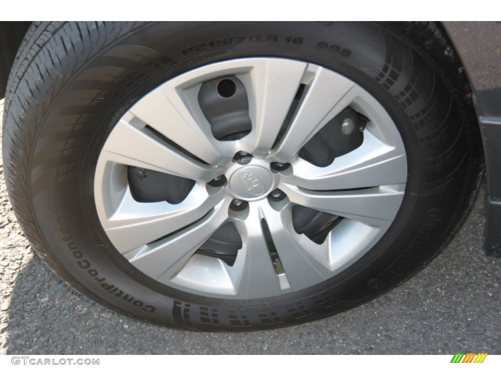 2011 Outback 2.5i Wagon - Graphite Gray Metallic / Off Black photo #13