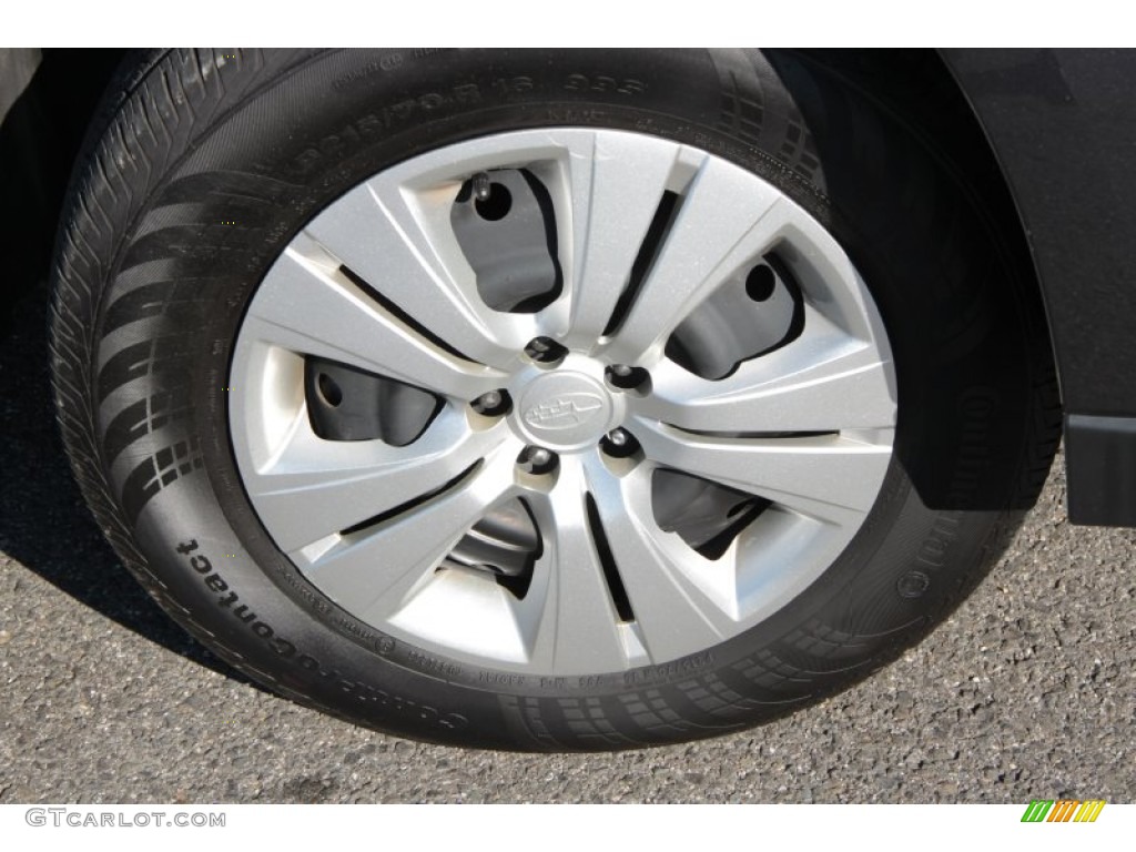 2011 Outback 2.5i Wagon - Graphite Gray Metallic / Off Black photo #15