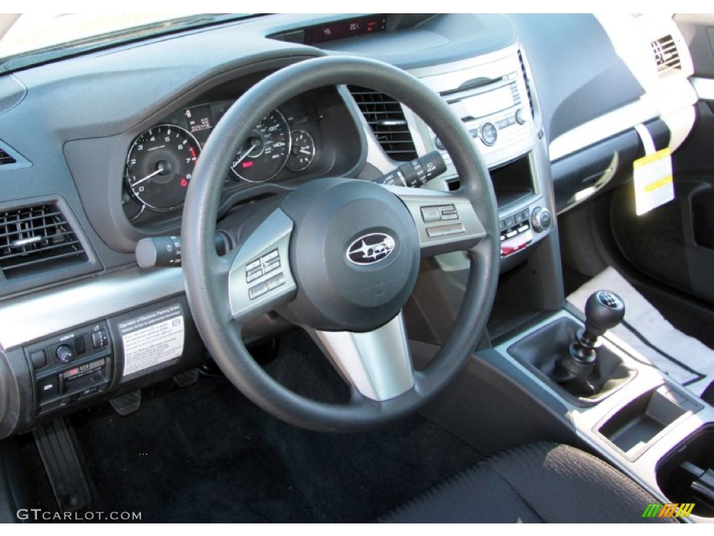 2011 Outback 2.5i Wagon - Graphite Gray Metallic / Off Black photo #22