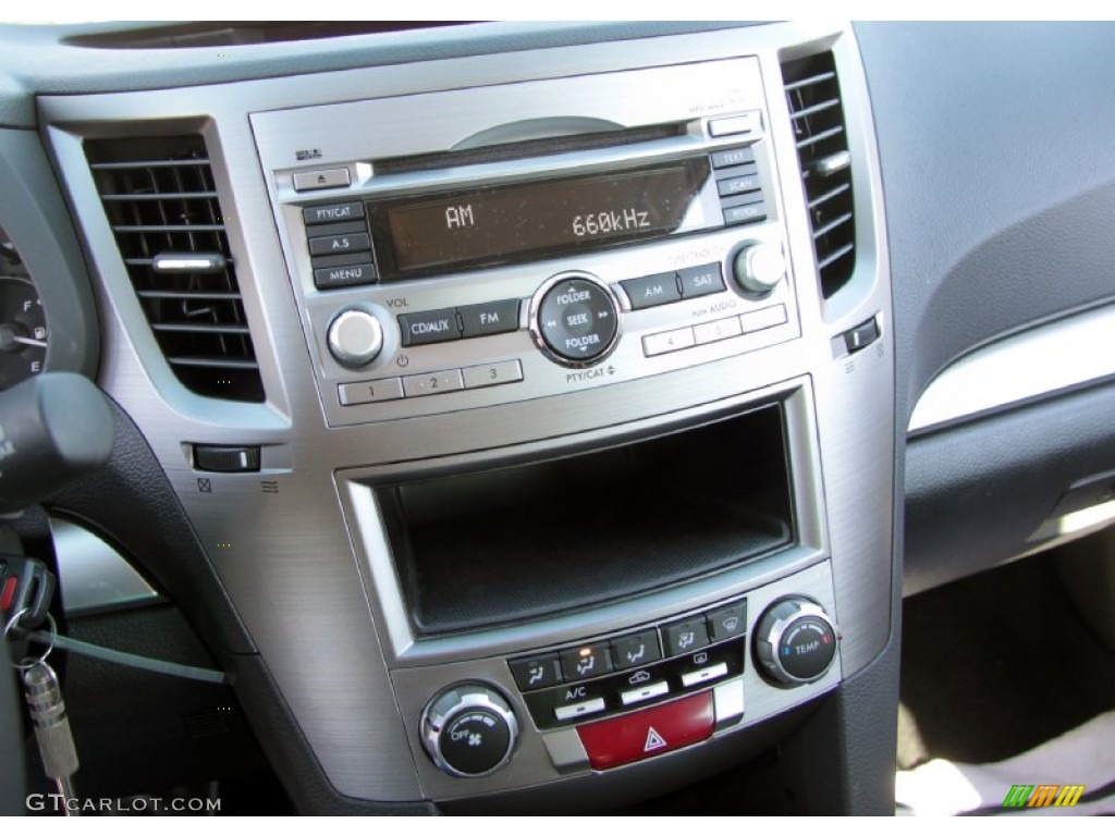 2011 Outback 2.5i Wagon - Graphite Gray Metallic / Off Black photo #23