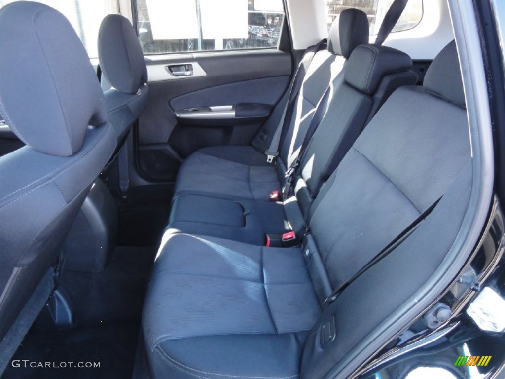 2009 Forester 2.5 X Premium - Obsidian Black Pearl / Platinum photo #14