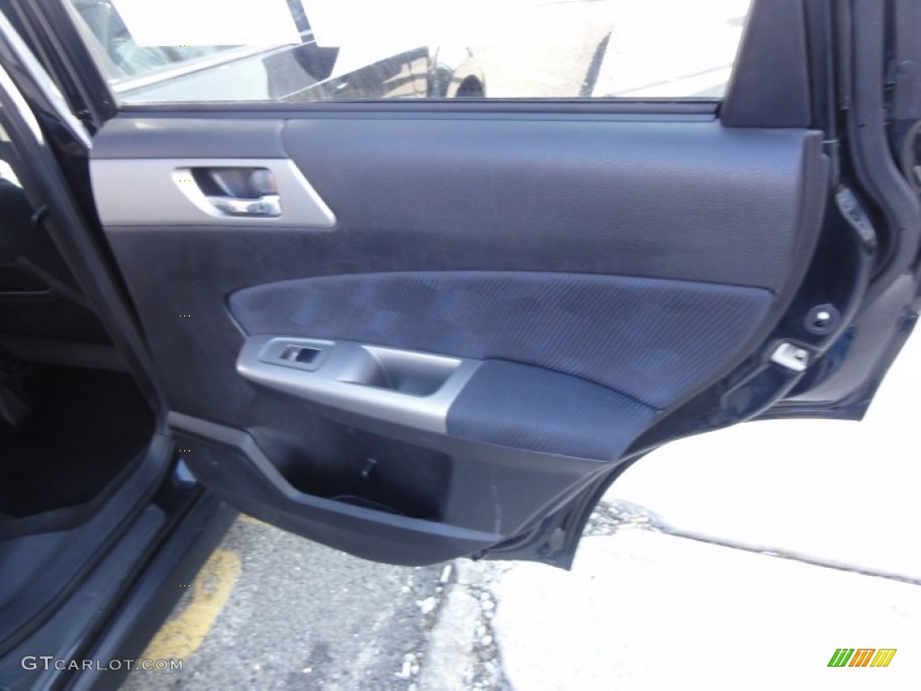 2009 Forester 2.5 X Premium - Obsidian Black Pearl / Platinum photo #19