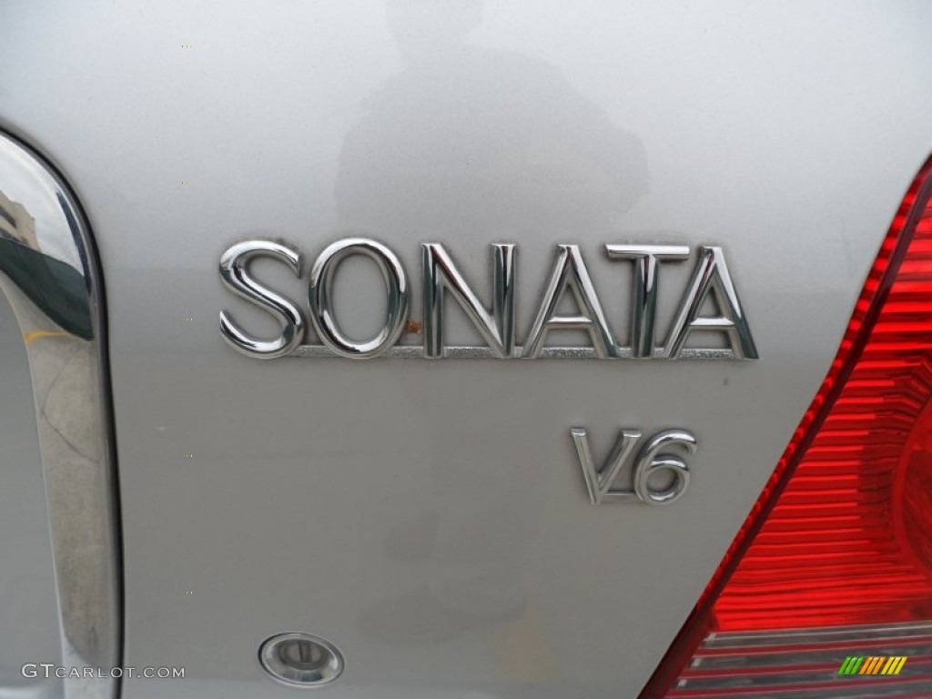 2005 Sonata GLS V6 - Bright Silver / Black photo #15