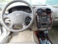 Beige 2002 Hyundai Sonata LX V6 Dashboard