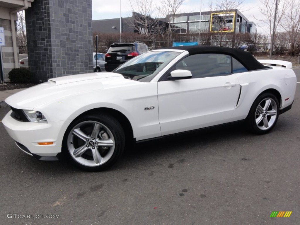 2011 Mustang GT Premium Convertible - Performance White / Charcoal Black/Cashmere photo #2