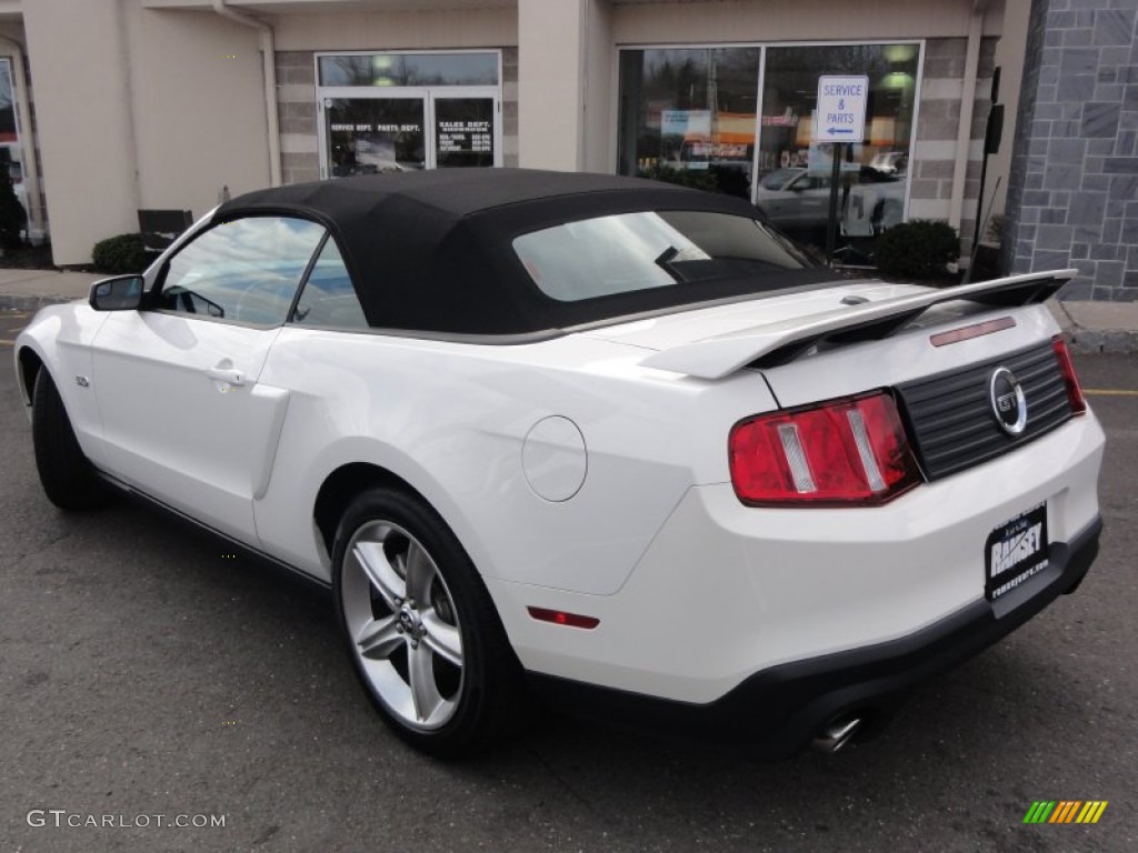 2011 Mustang GT Premium Convertible - Performance White / Charcoal Black/Cashmere photo #3