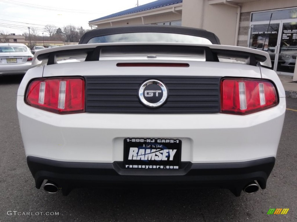 2011 Mustang GT Premium Convertible - Performance White / Charcoal Black/Cashmere photo #4