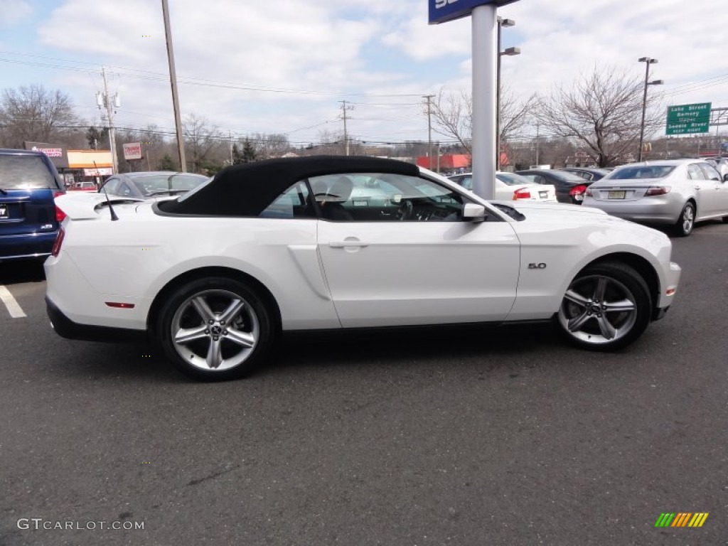 2011 Mustang GT Premium Convertible - Performance White / Charcoal Black/Cashmere photo #6