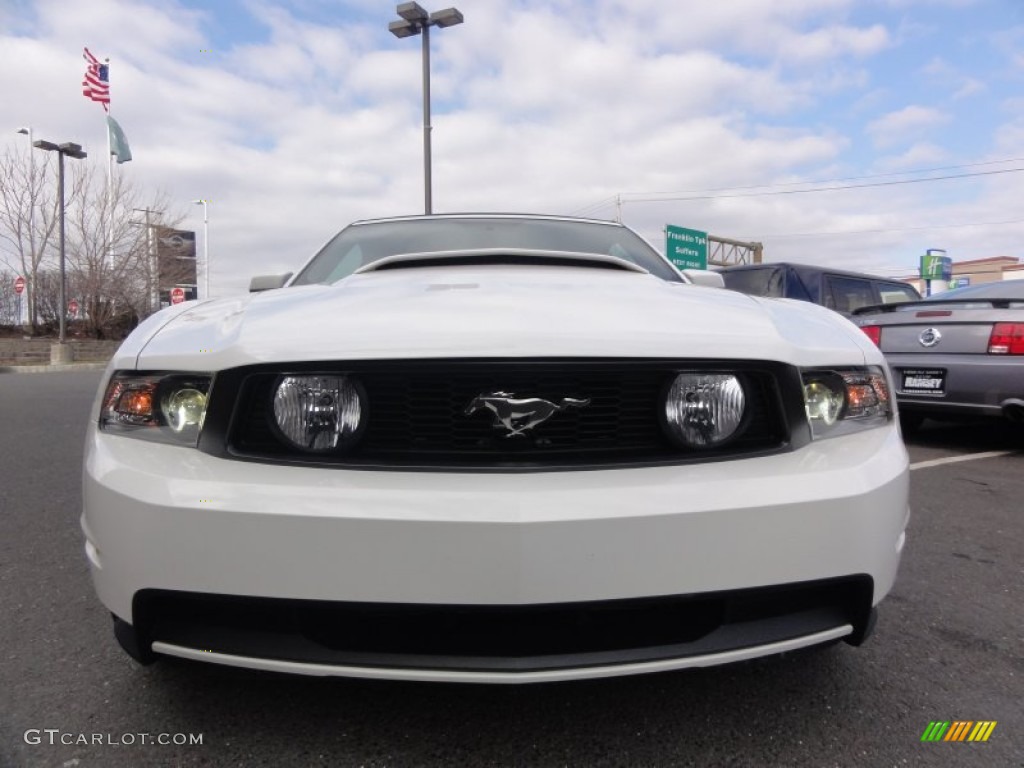 2011 Mustang GT Premium Convertible - Performance White / Charcoal Black/Cashmere photo #8
