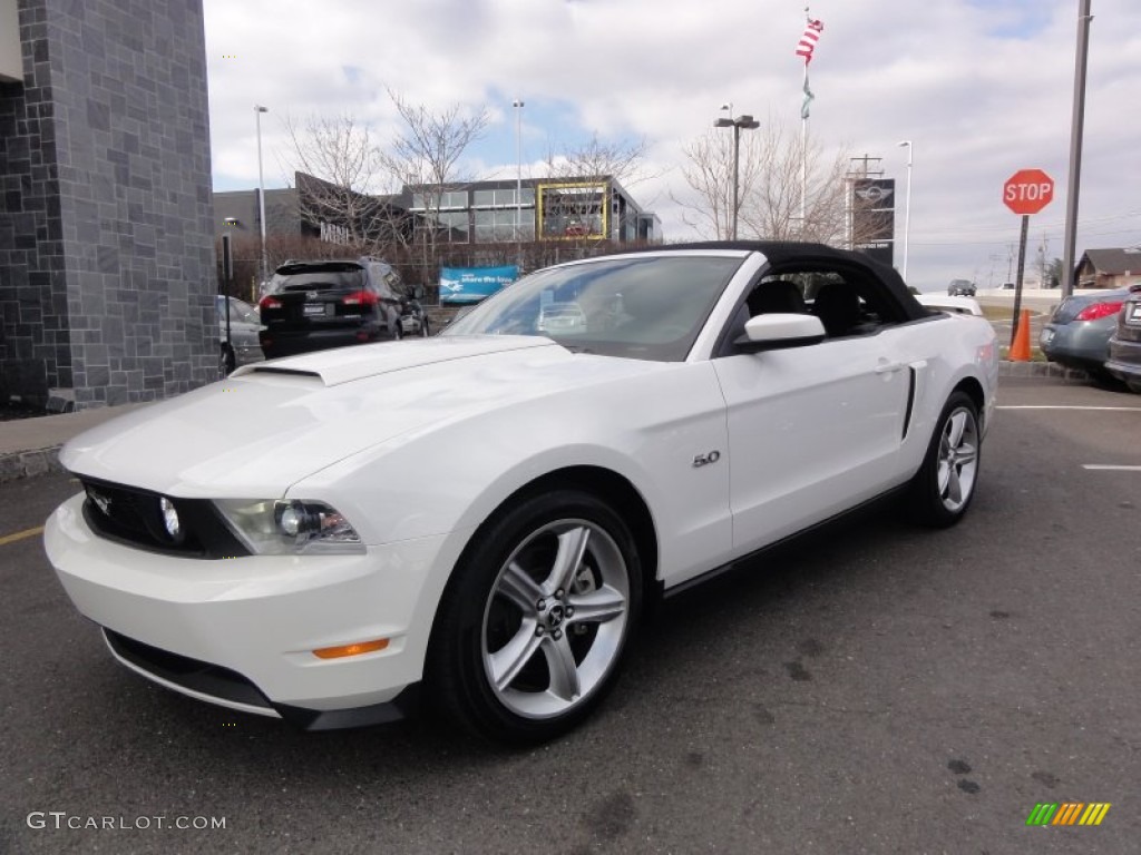 2011 Mustang GT Premium Convertible - Performance White / Charcoal Black/Cashmere photo #9