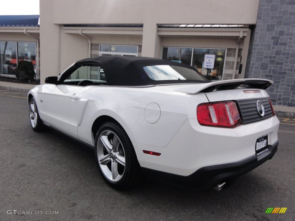 2011 Mustang GT Premium Convertible - Performance White / Charcoal Black/Cashmere photo #10