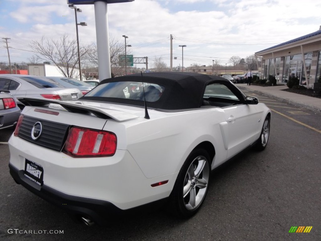 2011 Mustang GT Premium Convertible - Performance White / Charcoal Black/Cashmere photo #11