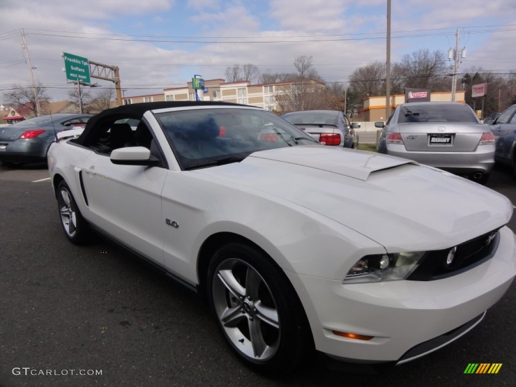 2011 Mustang GT Premium Convertible - Performance White / Charcoal Black/Cashmere photo #12