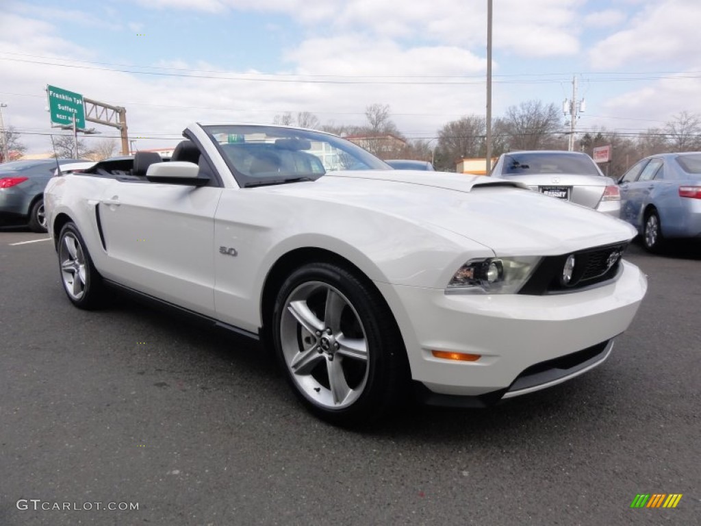 2011 Mustang GT Premium Convertible - Performance White / Charcoal Black/Cashmere photo #19