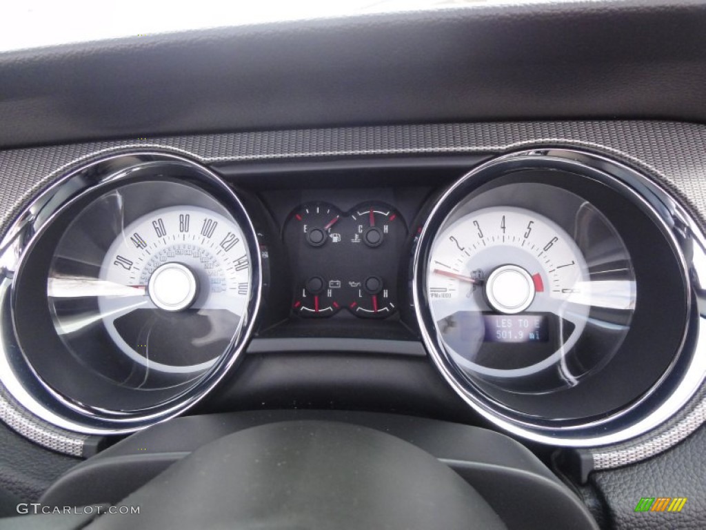 2011 Ford Mustang GT Premium Convertible Gauges Photo #60747128