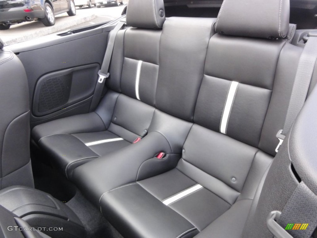 2011 Ford Mustang GT Premium Convertible Rear Seat Photos