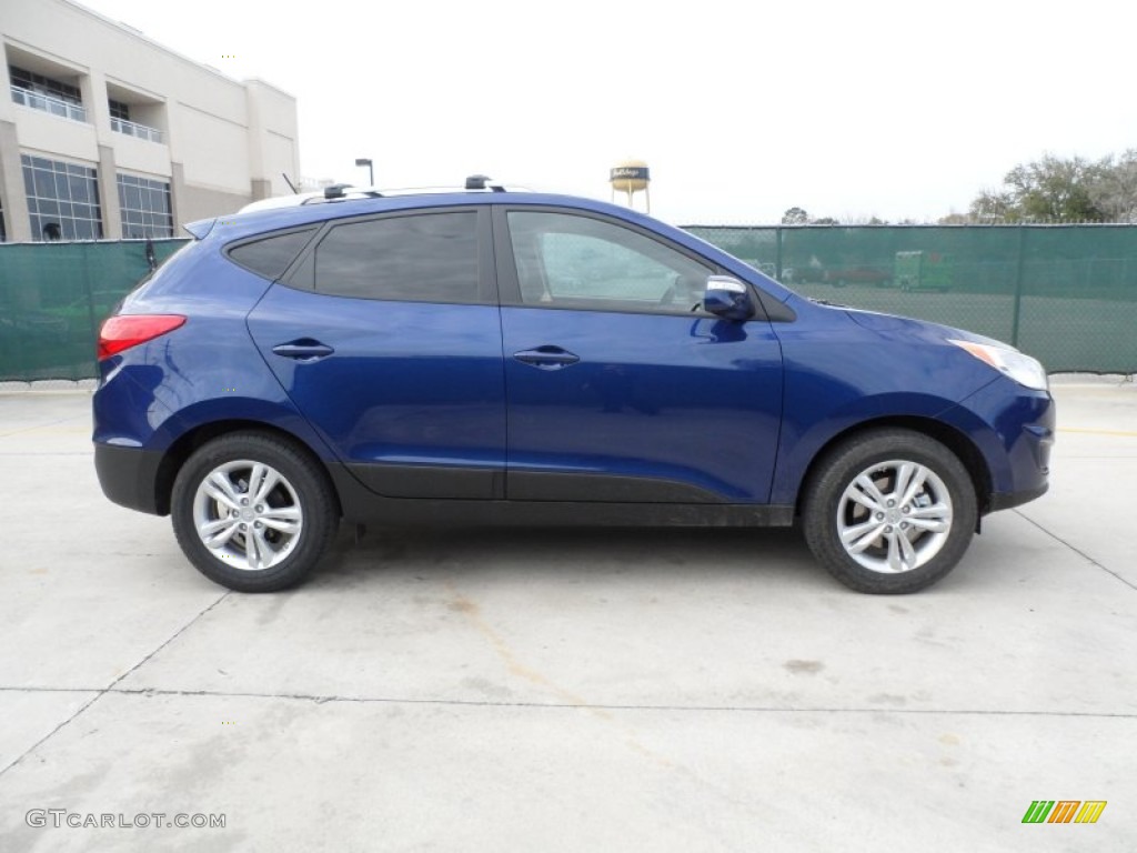 Iris Blue 2012 Hyundai Tucson GLS Exterior Photo #60747221