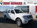 2012 Avalanche White Nissan Frontier SV Crew Cab 4x4  photo #1