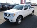 2012 Avalanche White Nissan Frontier SV Crew Cab 4x4  photo #3