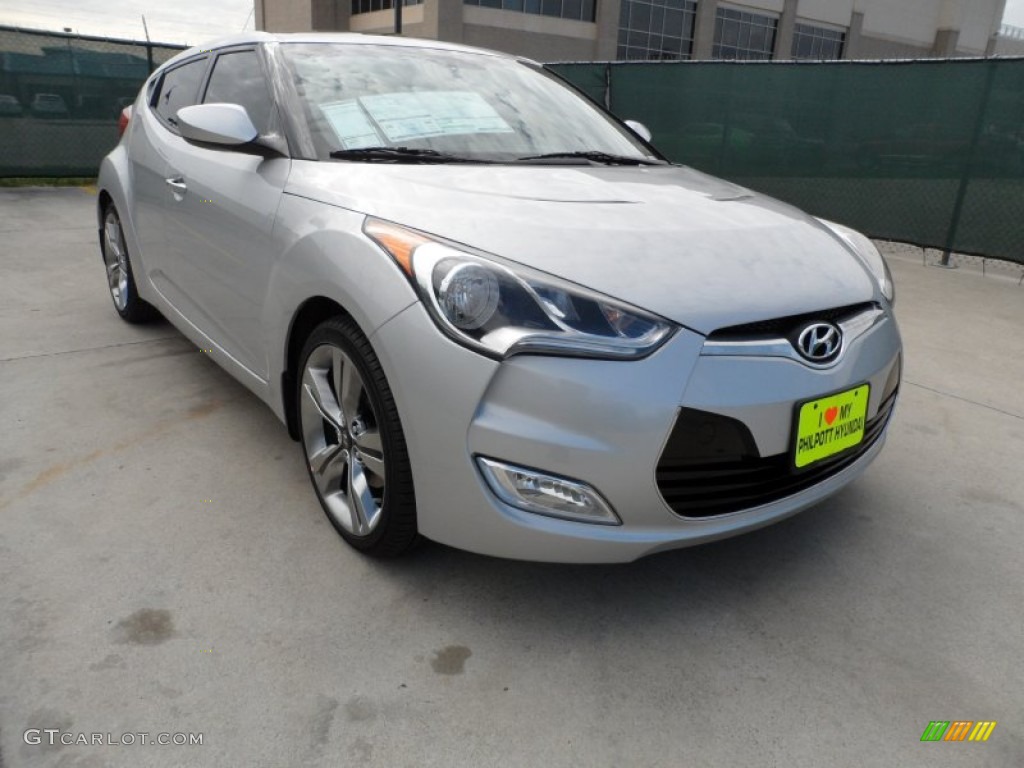 2012 Veloster  - Ironman Silver / Gray photo #1