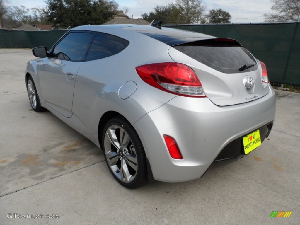 2012 Veloster  - Ironman Silver / Gray photo #5