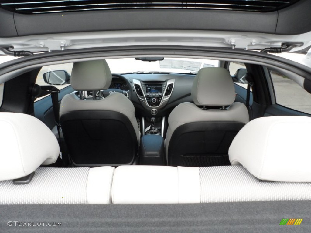 Gray Interior 2012 Hyundai Veloster Standard Veloster Model Photo #60748553