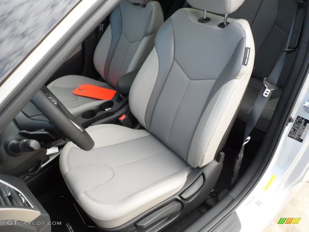 Gray Interior 2012 Hyundai Veloster Standard Veloster Model Photo #60748583