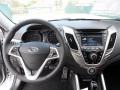 Gray 2012 Hyundai Veloster Standard Veloster Model Dashboard