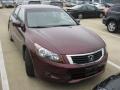 2009 Basque Red Pearl Honda Accord EX-L V6 Sedan  photo #4