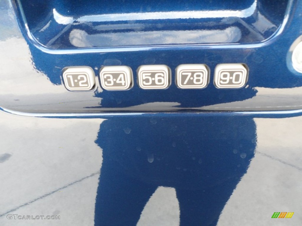2012 F150 Lariat SuperCrew 4x4 - Dark Blue Pearl Metallic / Black photo #16