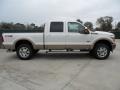 2012 White Platinum Metallic Tri-Coat Ford F250 Super Duty King Ranch Crew Cab 4x4  photo #2