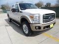 2012 White Platinum Metallic Tri-Coat Ford F250 Super Duty King Ranch Crew Cab 4x4  photo #1