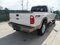 2012 White Platinum Metallic Tri-Coat Ford F250 Super Duty King Ranch Crew Cab 4x4  photo #3