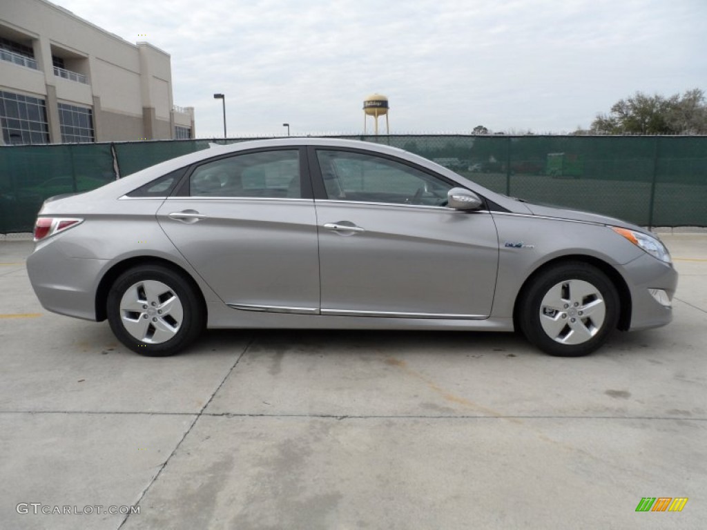 Hyper Silver Metallic 2012 Hyundai Sonata Hybrid Exterior Photo #60751461