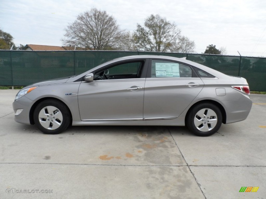Hyper Silver Metallic 2012 Hyundai Sonata Hybrid Exterior Photo #60751473