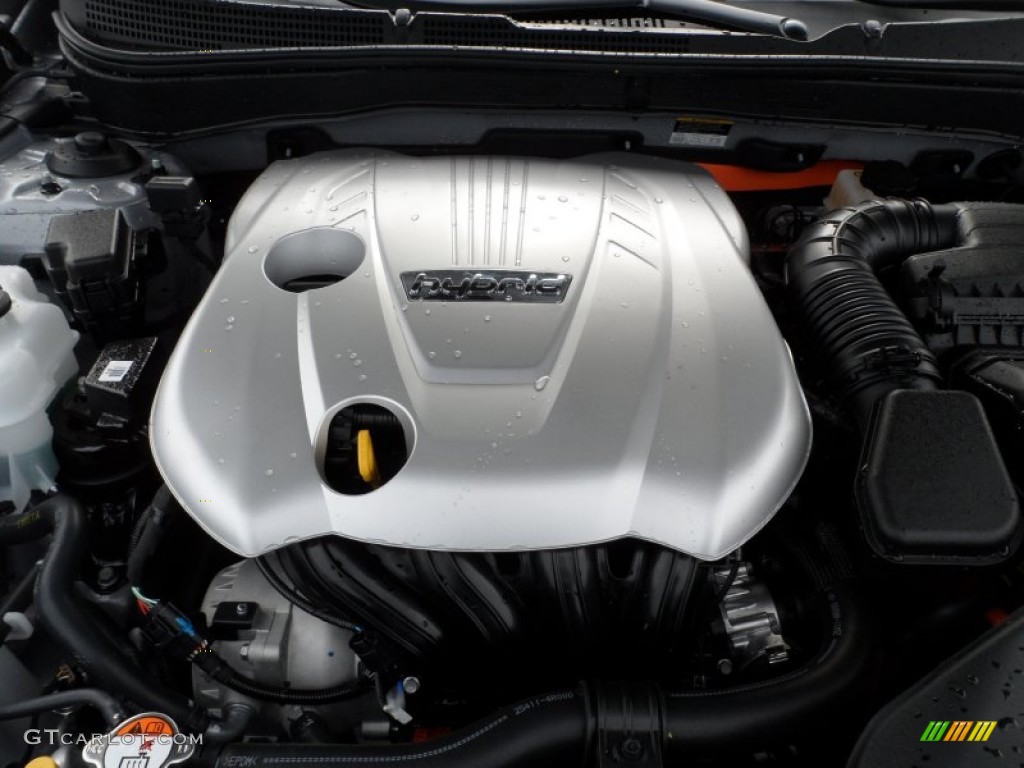 2012 Hyundai Sonata Hybrid 2.4 Liter h DOHC 16-Valve D-CVVT 4 Cylinder Gasoline/Electric Hybrid Engine Photo #60751512