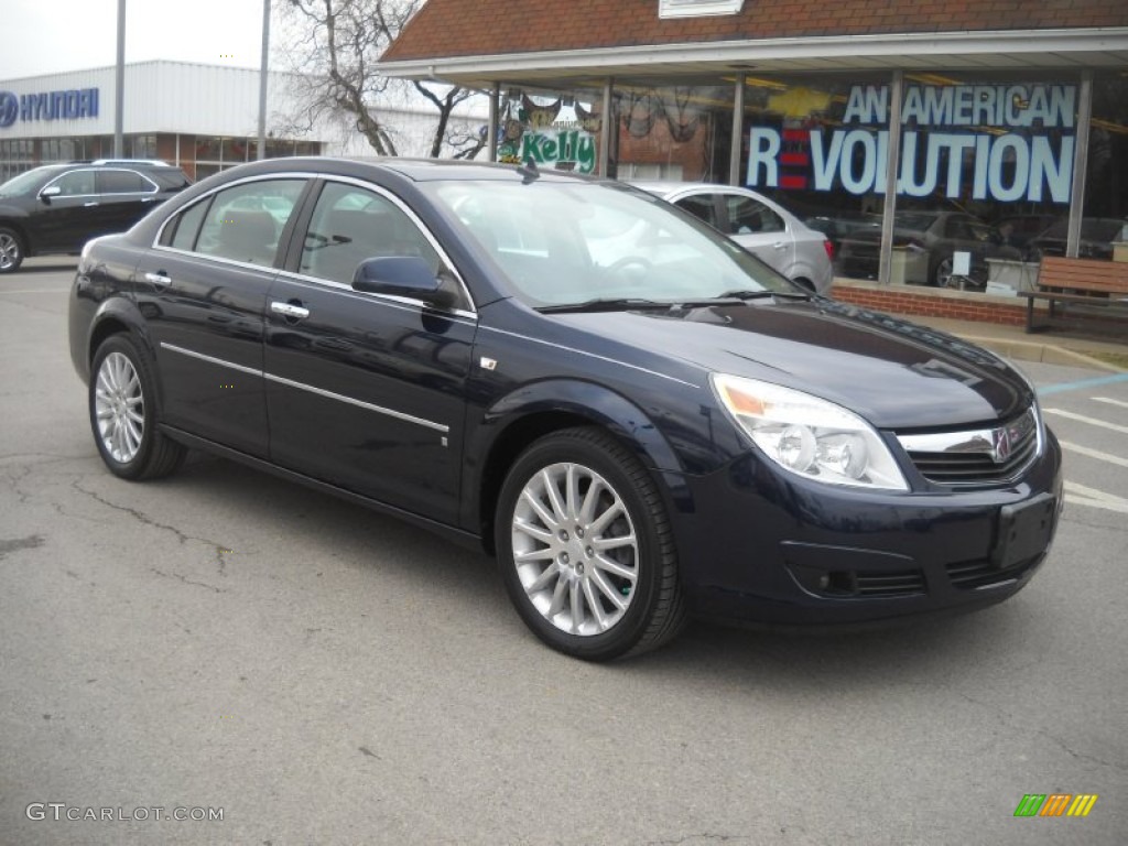 2007 Aura XR - Midnight Blue Metallic / Morocco Brown photo #1