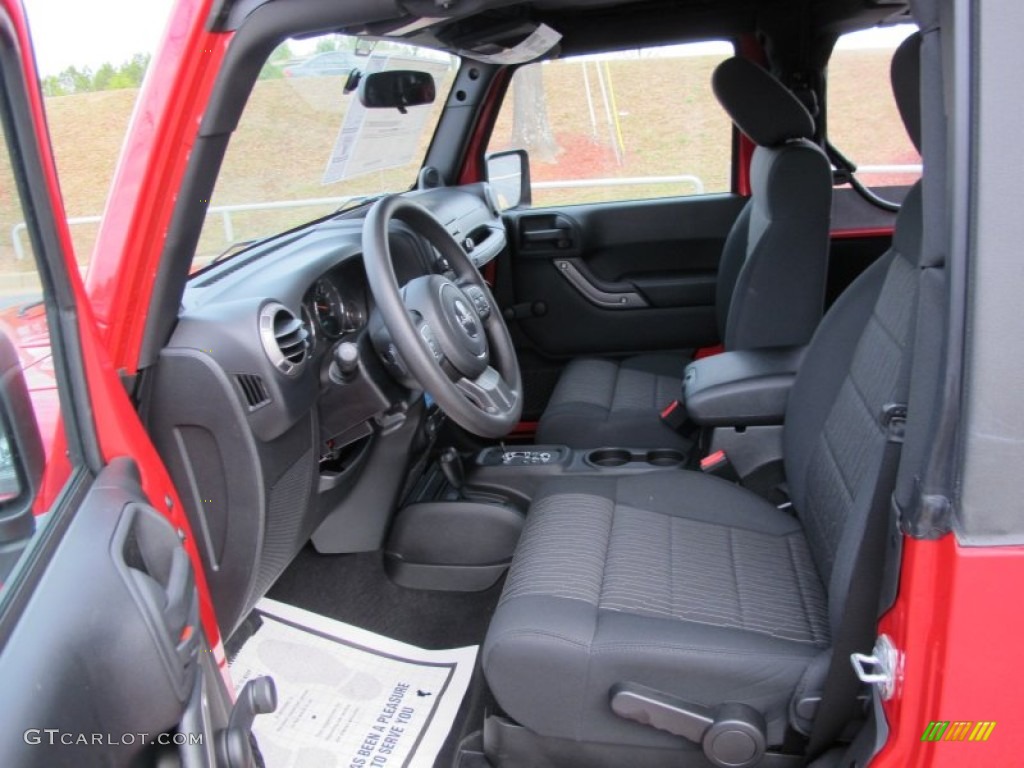 2012 Wrangler Sport 4x4 - Flame Red / Black photo #7