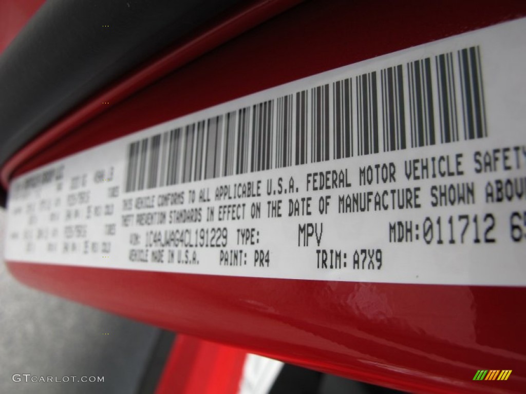 2012 Wrangler Sport 4x4 - Flame Red / Black photo #11
