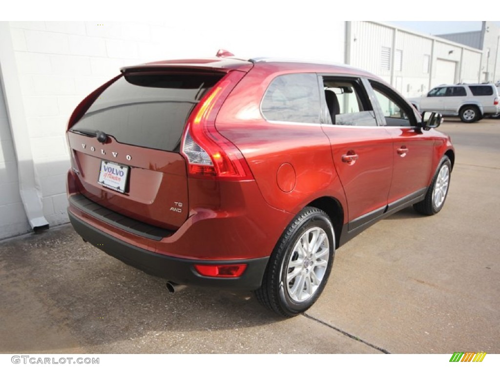 2010 XC60 T6 AWD - Maple Red Metallic / Sandstone/Espresso photo #3