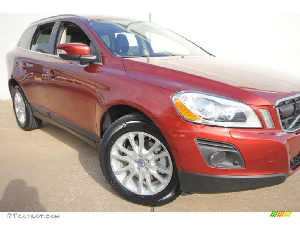 2010 XC60 T6 AWD - Maple Red Metallic / Sandstone/Espresso photo #33
