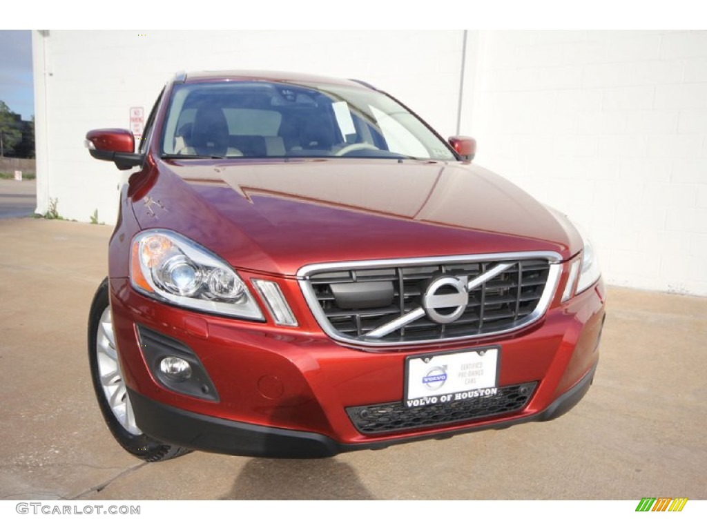 2010 XC60 T6 AWD - Maple Red Metallic / Sandstone/Espresso photo #34