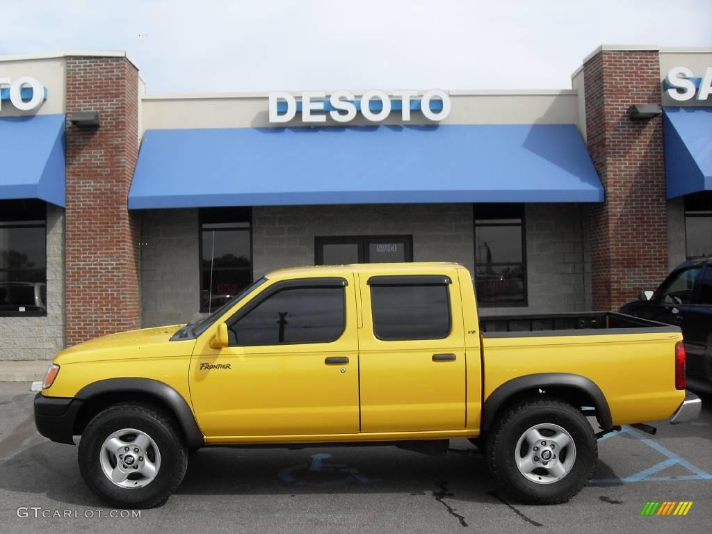 Solar Yellow Nissan Frontier