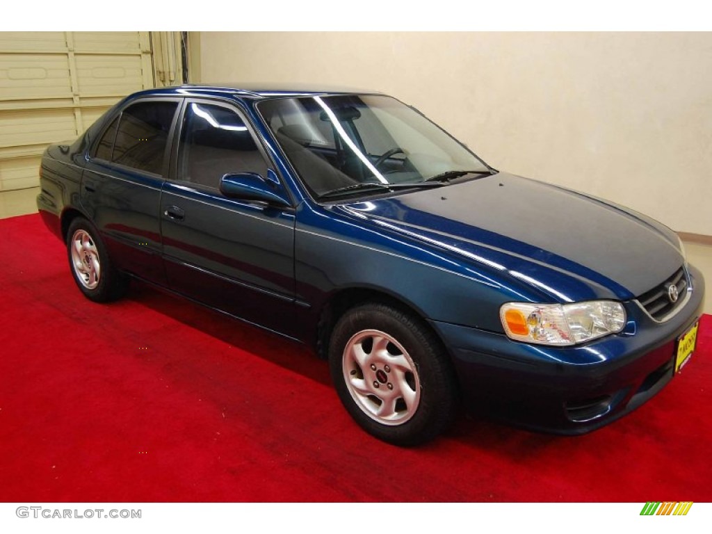 2001 Corolla LE - Indigo Ink Blue Pearl / Light Charcoal photo #1