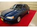 2001 Indigo Ink Blue Pearl Toyota Corolla LE  photo #3