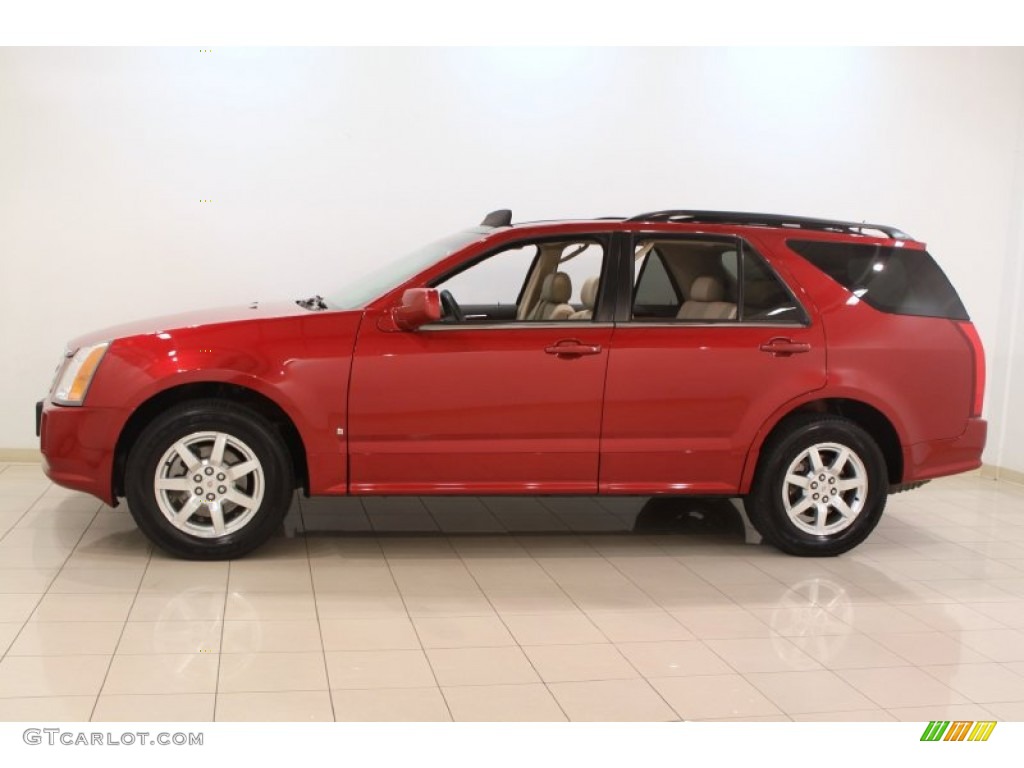 Crystal Red 2009 Cadillac SRX 4 V6 AWD Exterior Photo #60756725