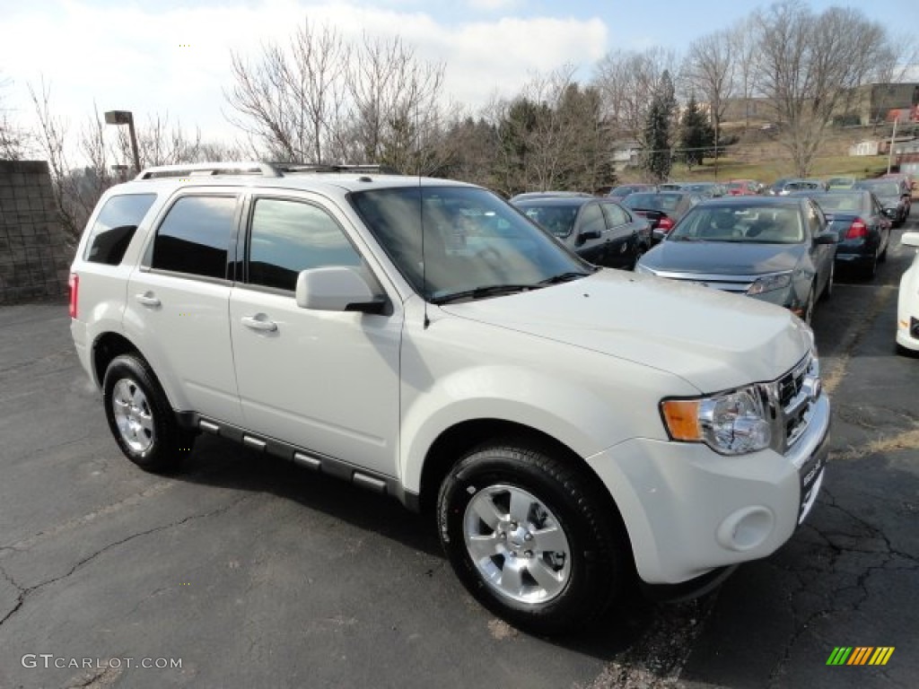 2012 Escape Limited 4WD - White Suede / Charcoal Black photo #1