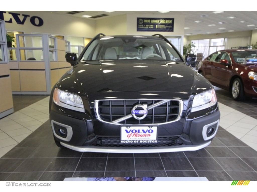 2012 XC70 T6 AWD - Black Sapphire Metallic / Sandstone Beige photo #8