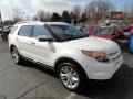 2012 White Platinum Tri-Coat Ford Explorer Limited 4WD  photo #1